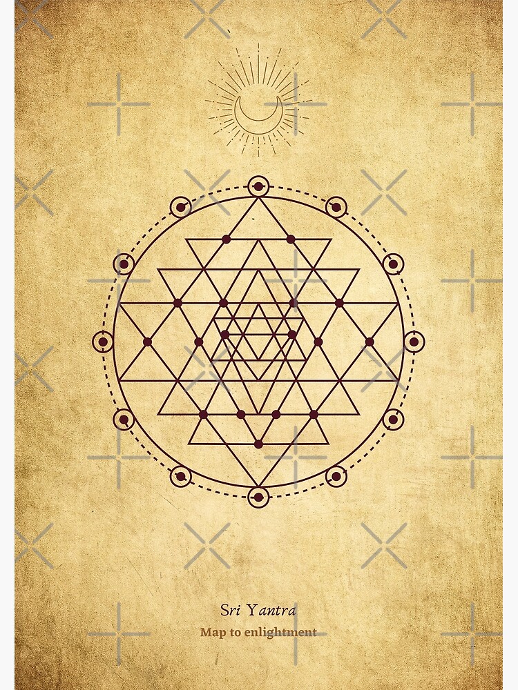 "sri Yantra Sacred Geometry" Poster For Sale By Sierratruong | Redbubble