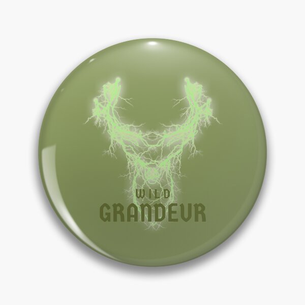 Item preview, Wild Grandeur Deer Roots Green Design designed and sold by Eleven-K.