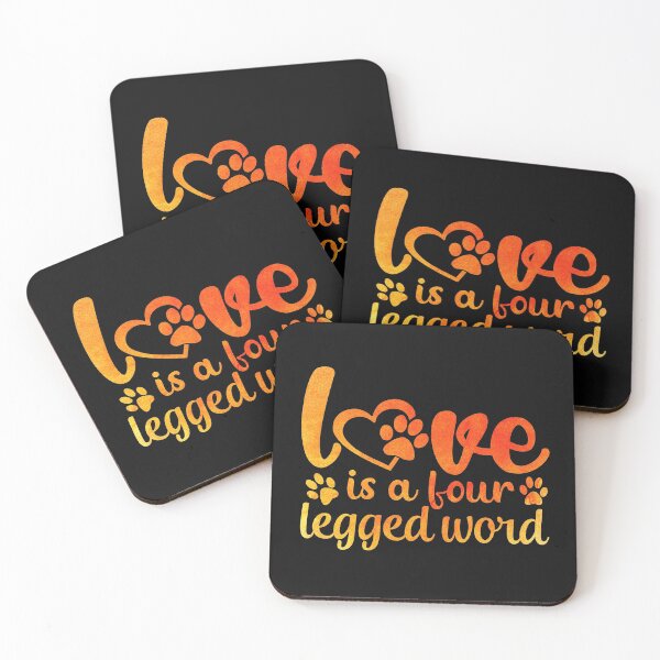 Item preview, Love is a four legged word designed and sold by SasKloset.