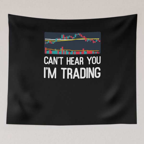 Item preview, Trader Investor Investing Market Share Can't Hear You I'm Trading designed and sold by ChromanautMerch.