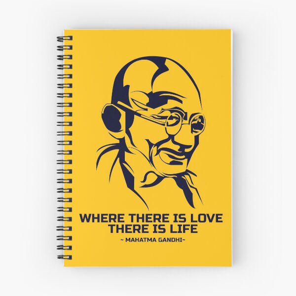 Item preview, Line Art Mahatma Gandhi and his best quotes designed and sold by smd90.