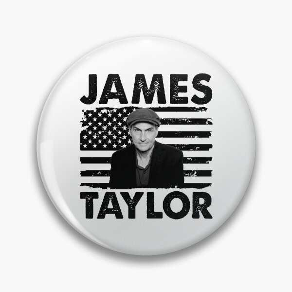 Item preview, Retro American Flag James Taylor Music Gift designed and sold by ThomasPete.