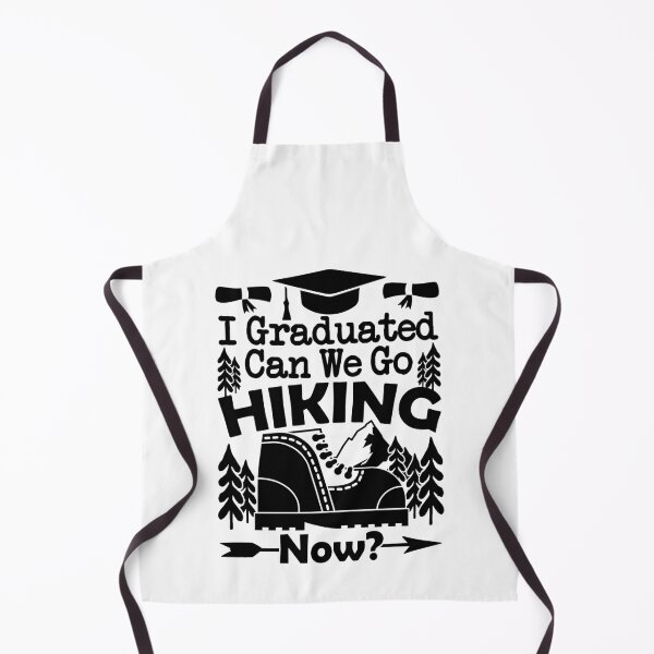 Item preview, I Graduated Can We Go Hiking Now | School Classes Are Over designed and sold by GravitiTees.