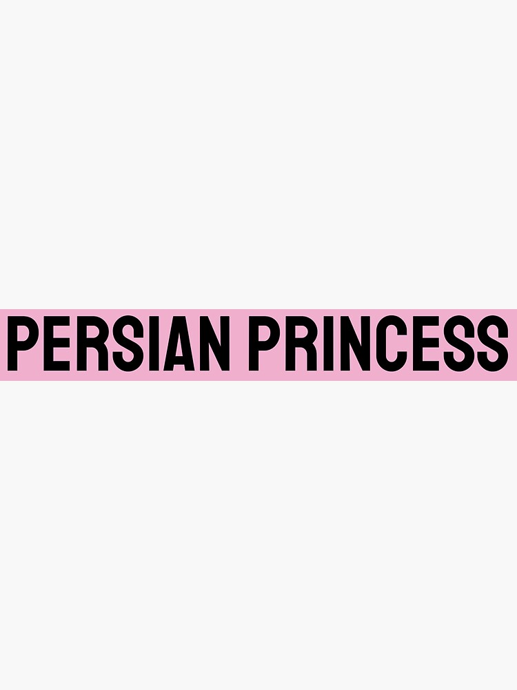 "Persian Princess" Sticker for Sale by Redbubble