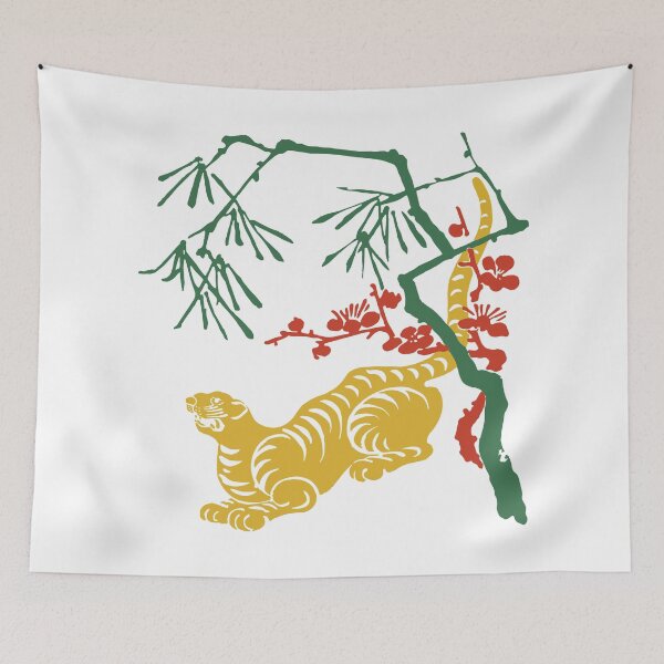 Item preview, Vintage tiger, Korean art designed and sold by allpalgo.