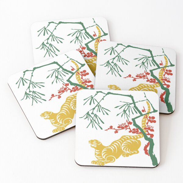Item preview, Vintage tiger, Korean art designed and sold by allpalgo.