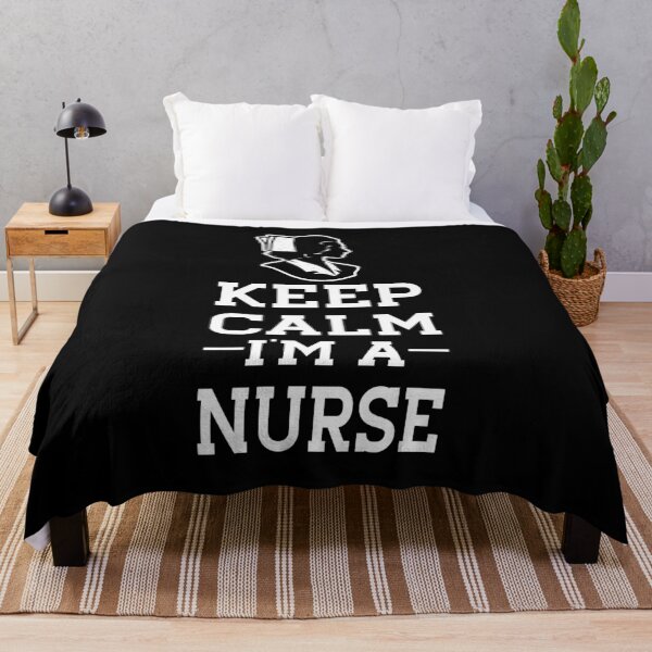 Item preview, Keep calm, I'm a Nurse classic T-Shirt design designed and sold by Cosmowear.