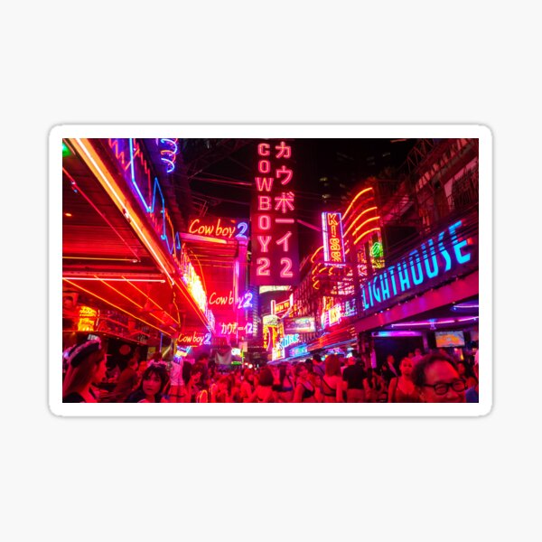 Soi Cowboy in Bangkok Sticker
