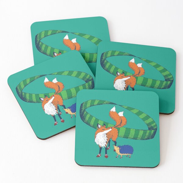 Artikelvorschau, Fuchs und Igel mit Mobius Strip entworfen und verkauft von *luckysol*.