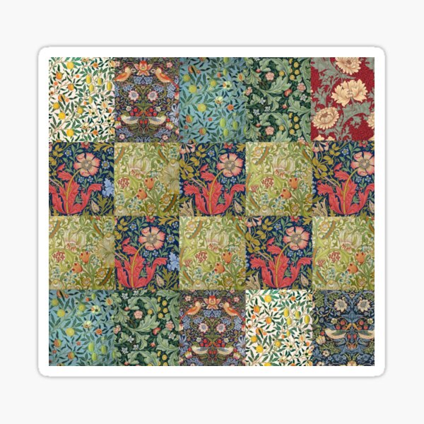 William Morris Pattern Collection Sticker