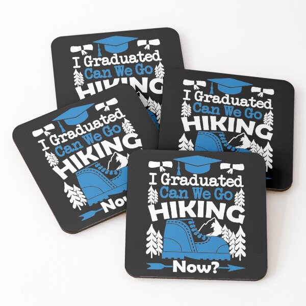 Item preview, I Graduated Can We Go Hiking Now | Nature Loving School Grad designed and sold by GravitiTees.