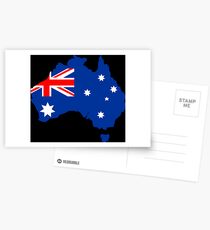 Map of Australia Postcards