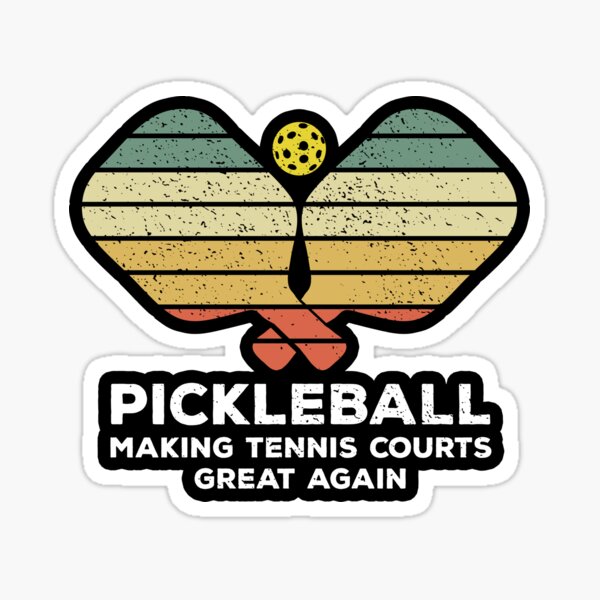 Item preview, Pickleball Making Tennis Courts Great Again Funny designed and sold by d247.