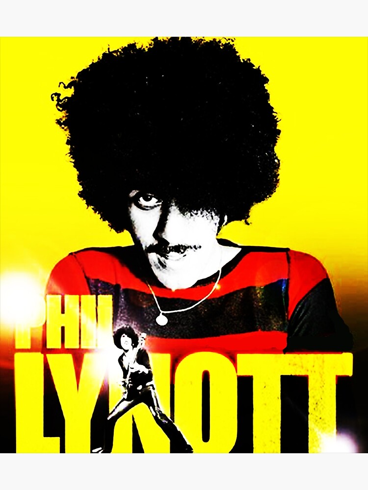 Phil Lynott Tribute Print Poster Art Unframed Phil Lynott Print Poster Art Prints Art 