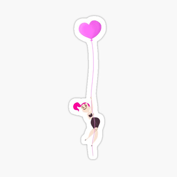 Mitzi Heart Balloon Sticker