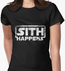Sith happens Women's Fitted T-Shirt
