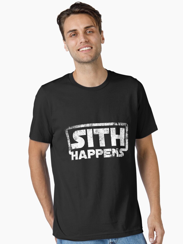 Thumbnail 2 of 7, Essential T-Shirt, Sith happens designed and sold by LabRatBiatch.