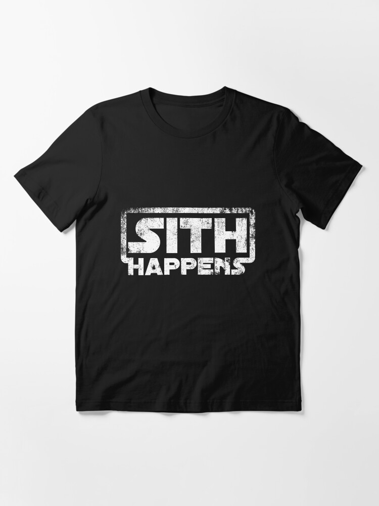 Thumbnail 3 of 7, Essential T-Shirt, Sith happens designed and sold by LabRatBiatch.