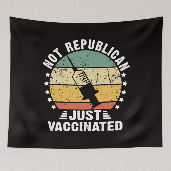 Item preview, not republican just vaccinated  designed and sold by Majesticoo.