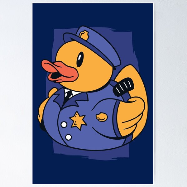 Item preview, Cute Policeman Rubber Ducky designed and sold by SLAG-Creative.