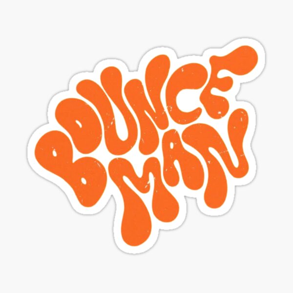 Bounce Man Sticker