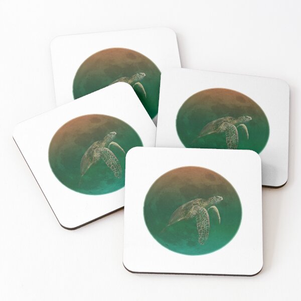 Item preview, Turtle on the Moon designed and sold by UlaFine.