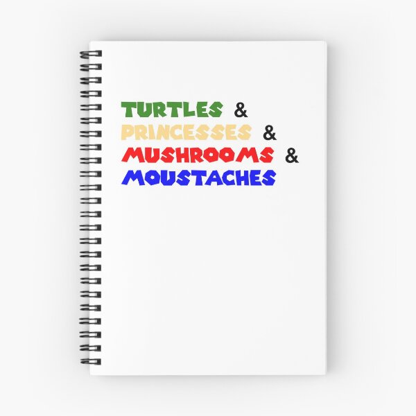 Item preview, Turtles & Princesses & Mushrooms & Moustaches - Ampersand shirt designed and sold by Da-Family-Biz.