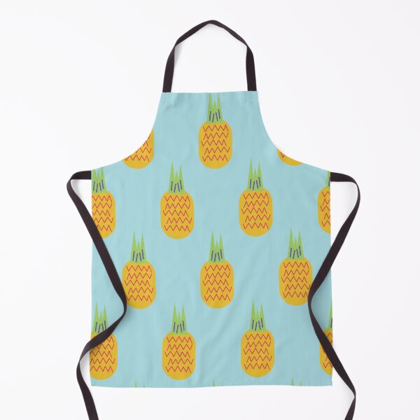 Item preview, Pineapples on a pastel blue designed and sold by idrawwhatifeel.