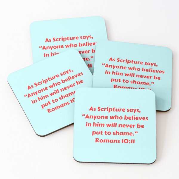Item preview, Bible Verse Romans 10:11 designed and sold by Prayingwarrior.