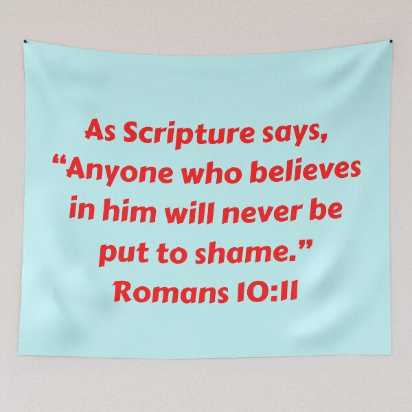 Item preview, Bible Verse Romans 10:11 designed and sold by Prayingwarrior.