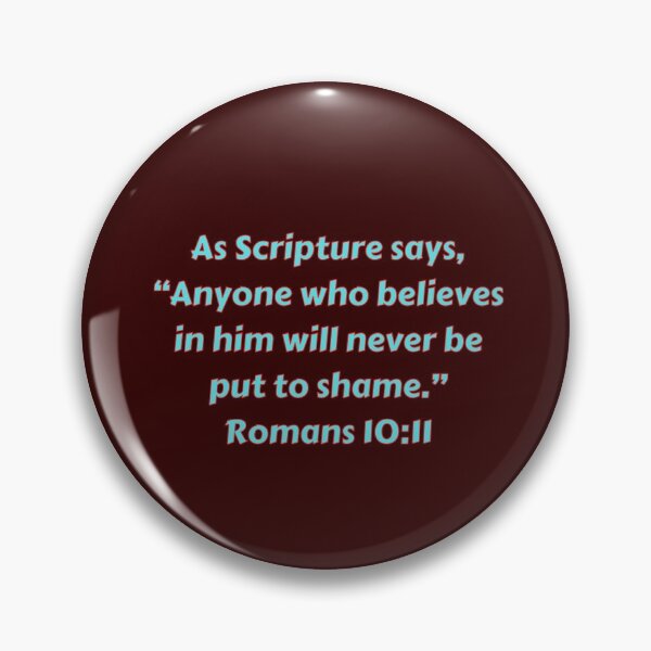 Item preview, Bible Verse Romans 10:11 designed and sold by Prayingwarrior.
