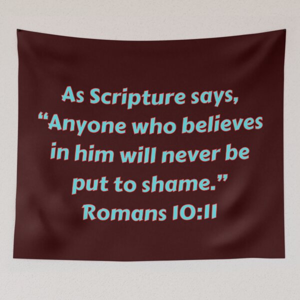 Item preview, Bible Verse Romans 10:11 designed and sold by Prayingwarrior.