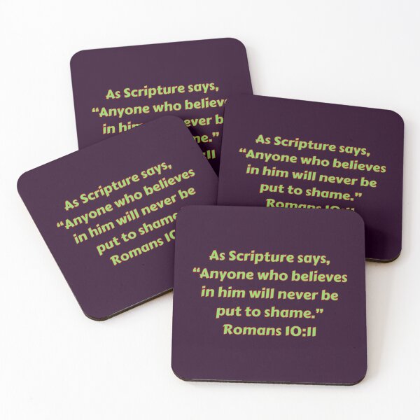 Artikelvorschau, Bible Verse Romans 10:11 entworfen und verkauft von Prayingwarrior.