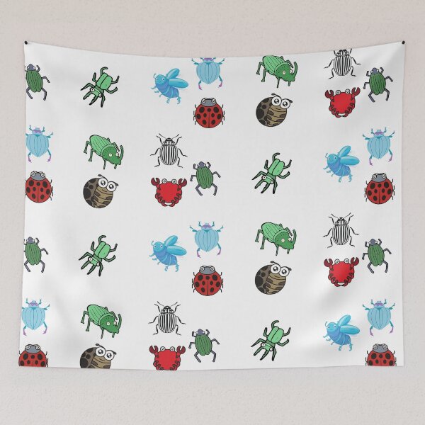 Item preview, cute beetle collection designed and sold by vashumaso.