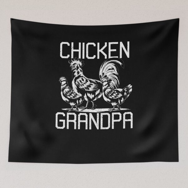 Item preview, Chicken Grandpa Chicken Dad Farmer Poultry Rooster Hen designed and sold by ChromanautMerch.