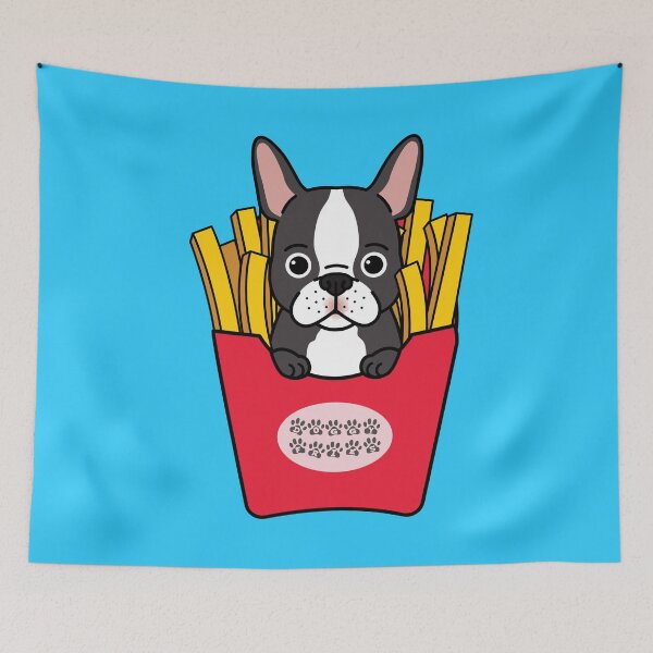 Item preview, Cute Doggy And French Fries designed and sold by OwlCanvas.