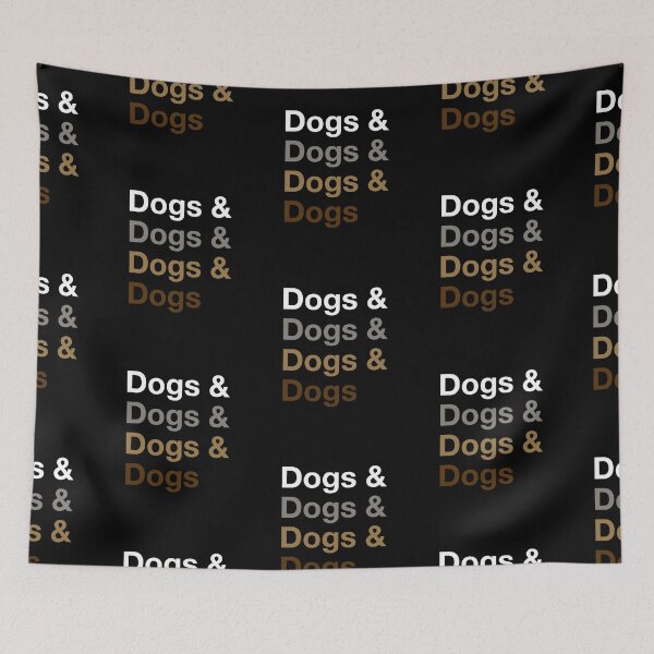 Item preview, Dogs & Dogs & Dogs & Dogs - Ampersand shirt designed and sold by Da-Family-Biz.