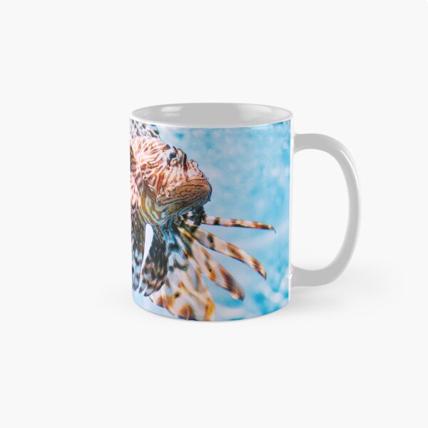 Item preview, Proud Pterois Splashing in Crystal Clear Blue Water - A Thai Aquatic Dream in Hot Summer Day designed and sold by sthNnth.