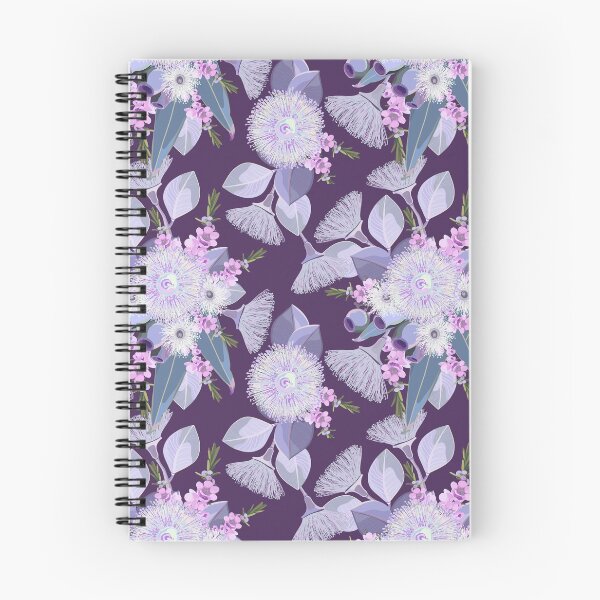 Item preview, Australian Bush Flowers Bloom - Pink and Purple designed and sold by Sketchbook Designs.