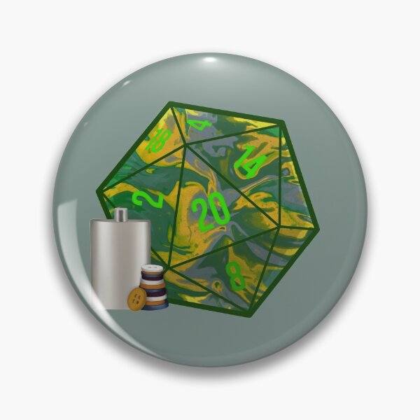Item preview, Nott The Brave - D20 Sharp Edge designed and sold by Haley Laferney.