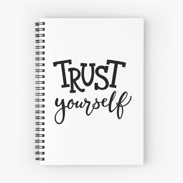Item preview, Trust yourself. Typographic lettering quote designed and sold by lenoleum.