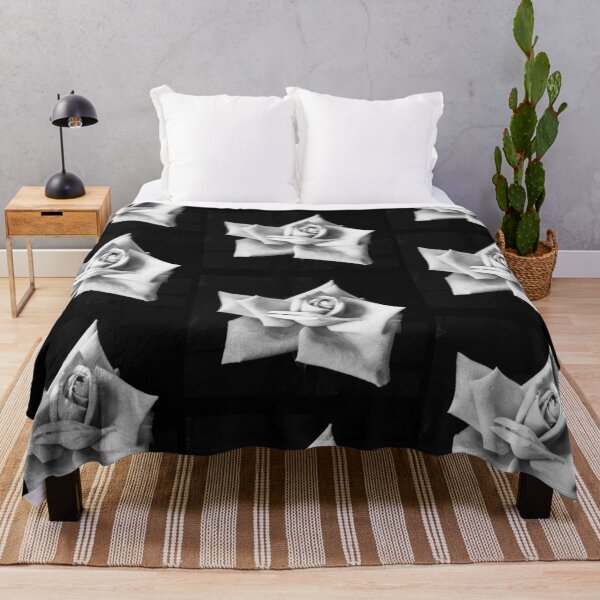 Item preview, Aesthetic Black and White Rose Design designed and sold by chaayasartsy.