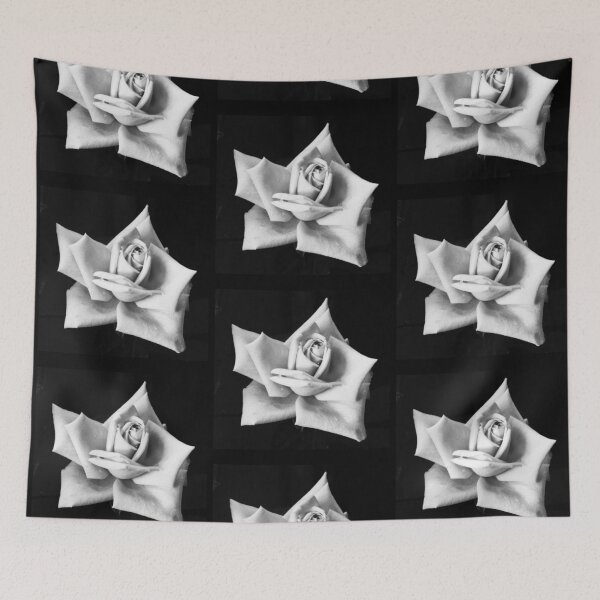 Item preview, Aesthetic Black and White Rose Design designed and sold by chaayasartsy.