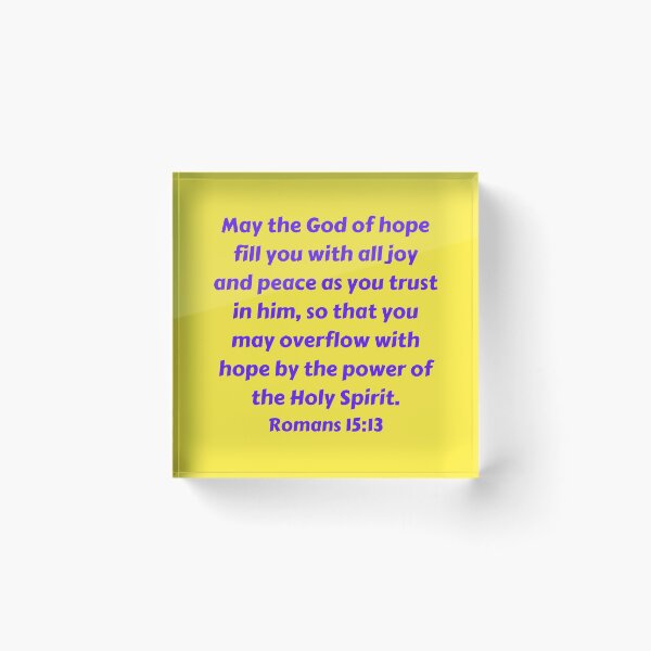 Item preview, Bible Verse Romans 15:13 designed and sold by Prayingwarrior.