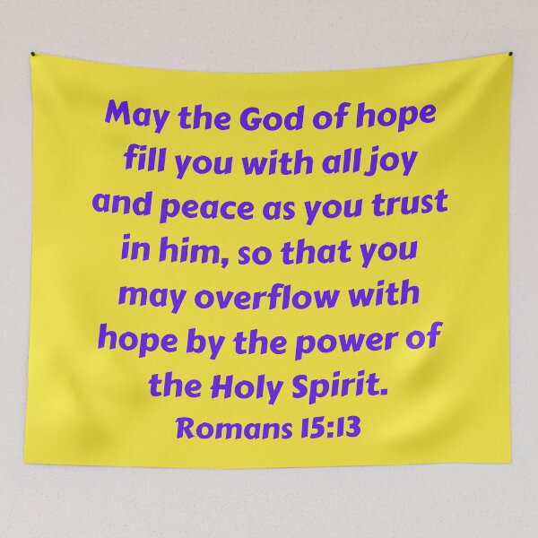 Item preview, Bible Verse Romans 15:13 designed and sold by Prayingwarrior.