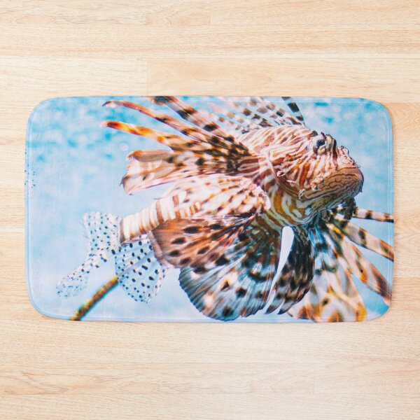 Item preview, Proud Pterois Splashing in Crystal Clear Blue Water - A Thai Aquatic Dream in Hot Summer Day designed and sold by sthNnth.