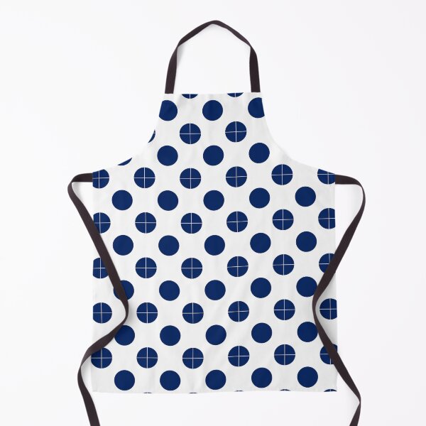 Item preview, Indigo Polka Dots With Plus Marks Pattern designed and sold by Digital Lama Creations.
