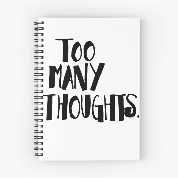 Item preview, Too Many Thoughts. designed and sold by teeartdoodles.