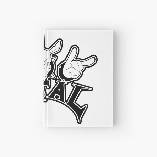 Metal Unicorn Hardcover Journal