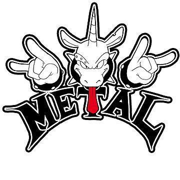 Artwork thumbnail, Metal Unicorn by pandamis
